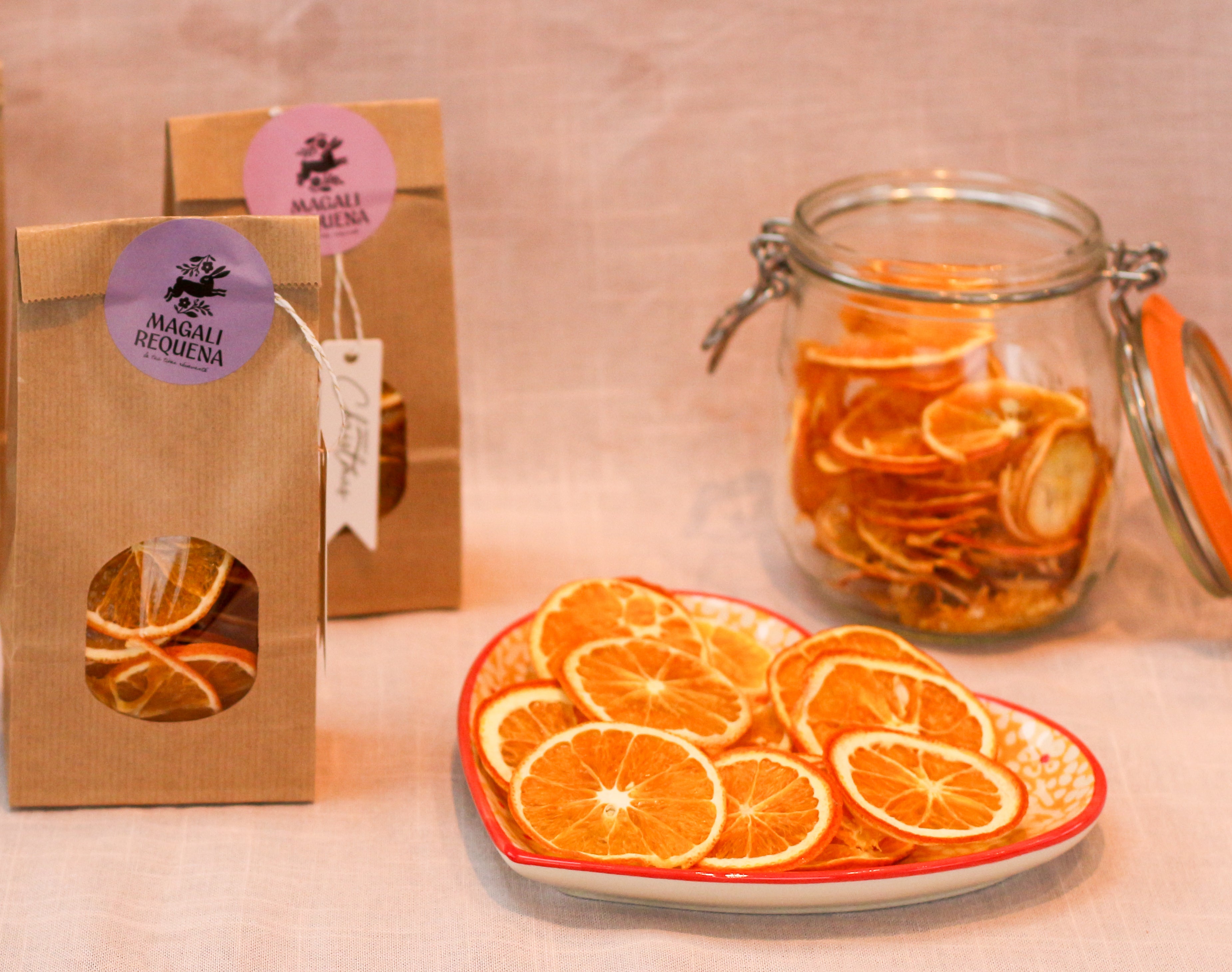 Eclats d'Agrumes - Tranches Délicatement Déshydratées.