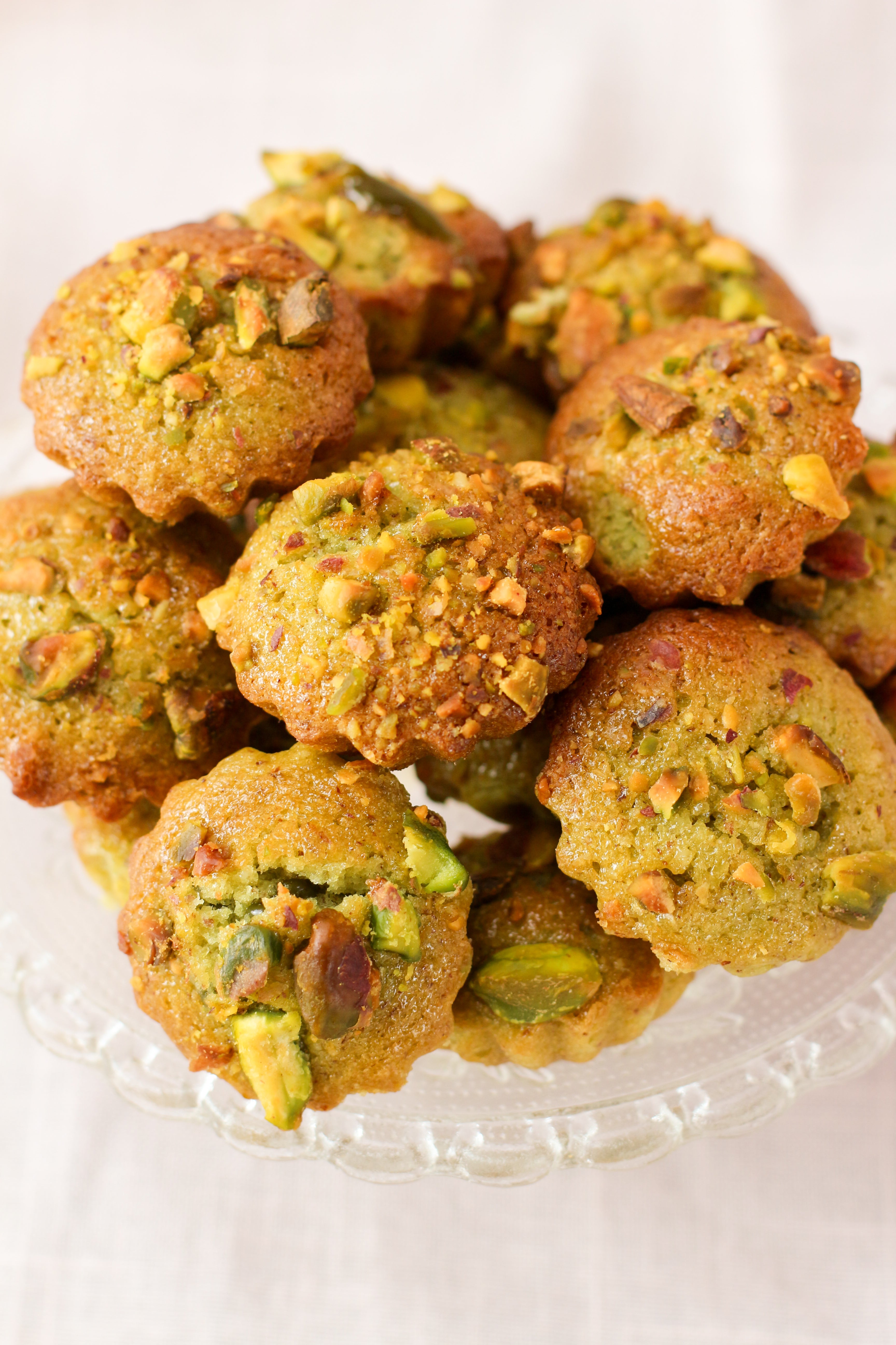 Financiers Pistache – Cœur Caramel Pistache