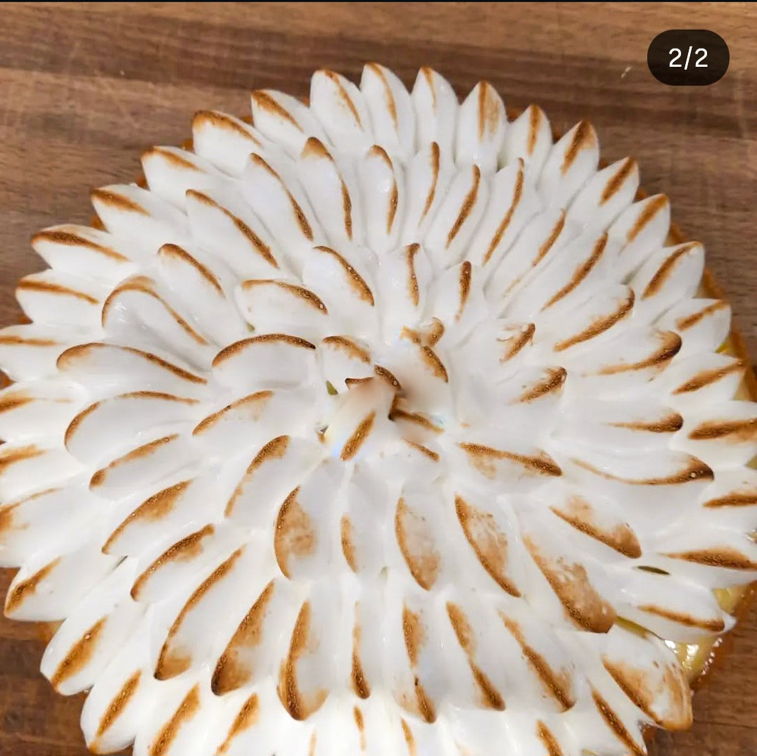 🍋Tarte Citron Meringuée -L'élégante Acidulée