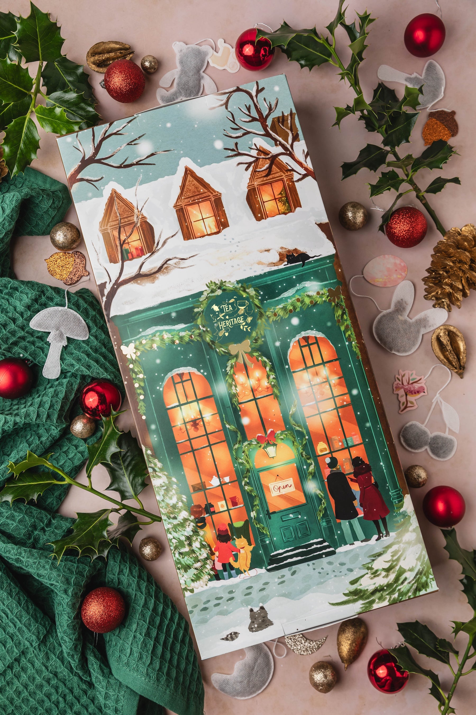 🎄 Calendrier de l’Avent – Thés Bio “Mon Petit Chalet”  Édition limitée – Tea Heritage