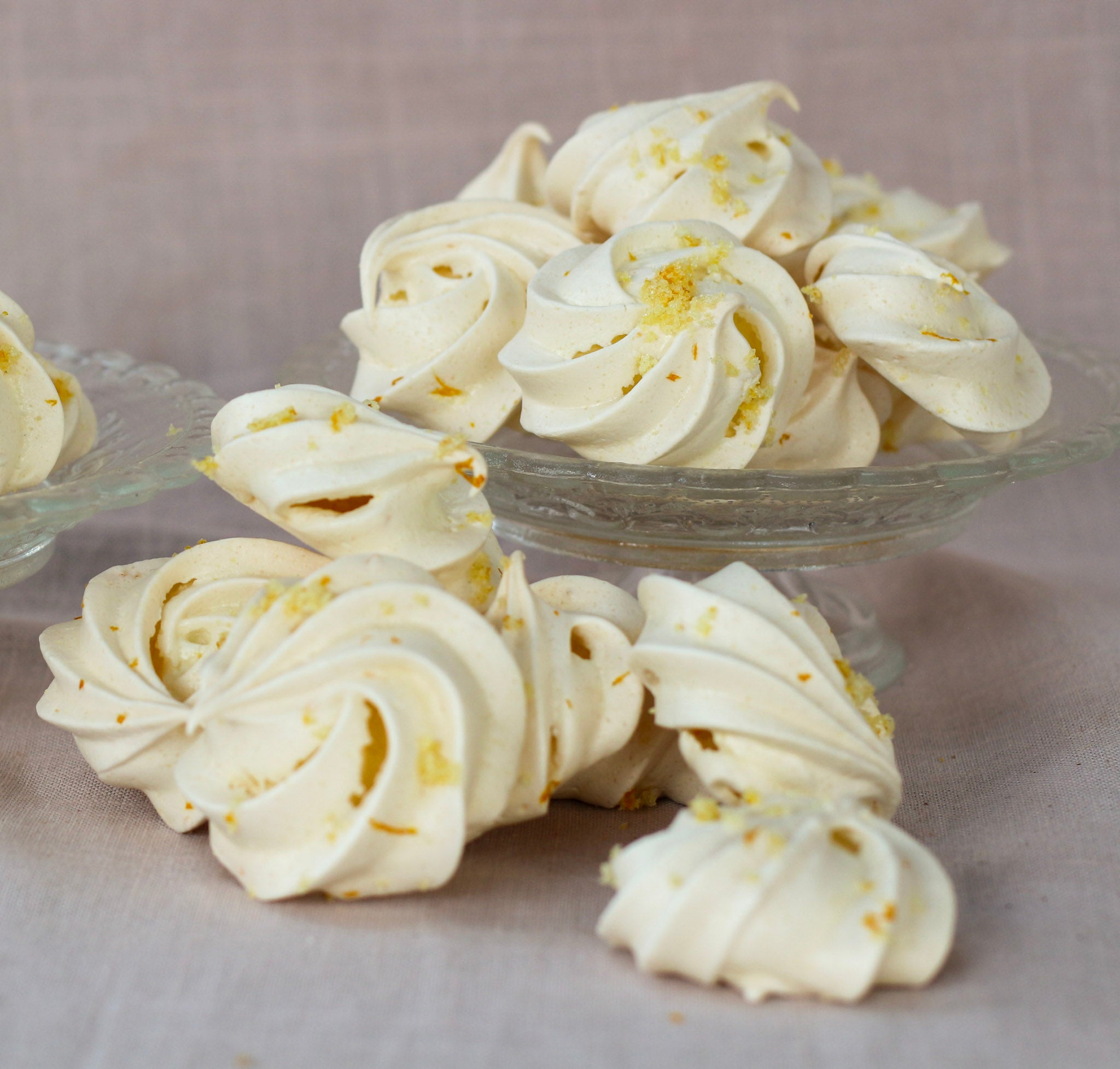 🍊 Petites meringues à l’orange