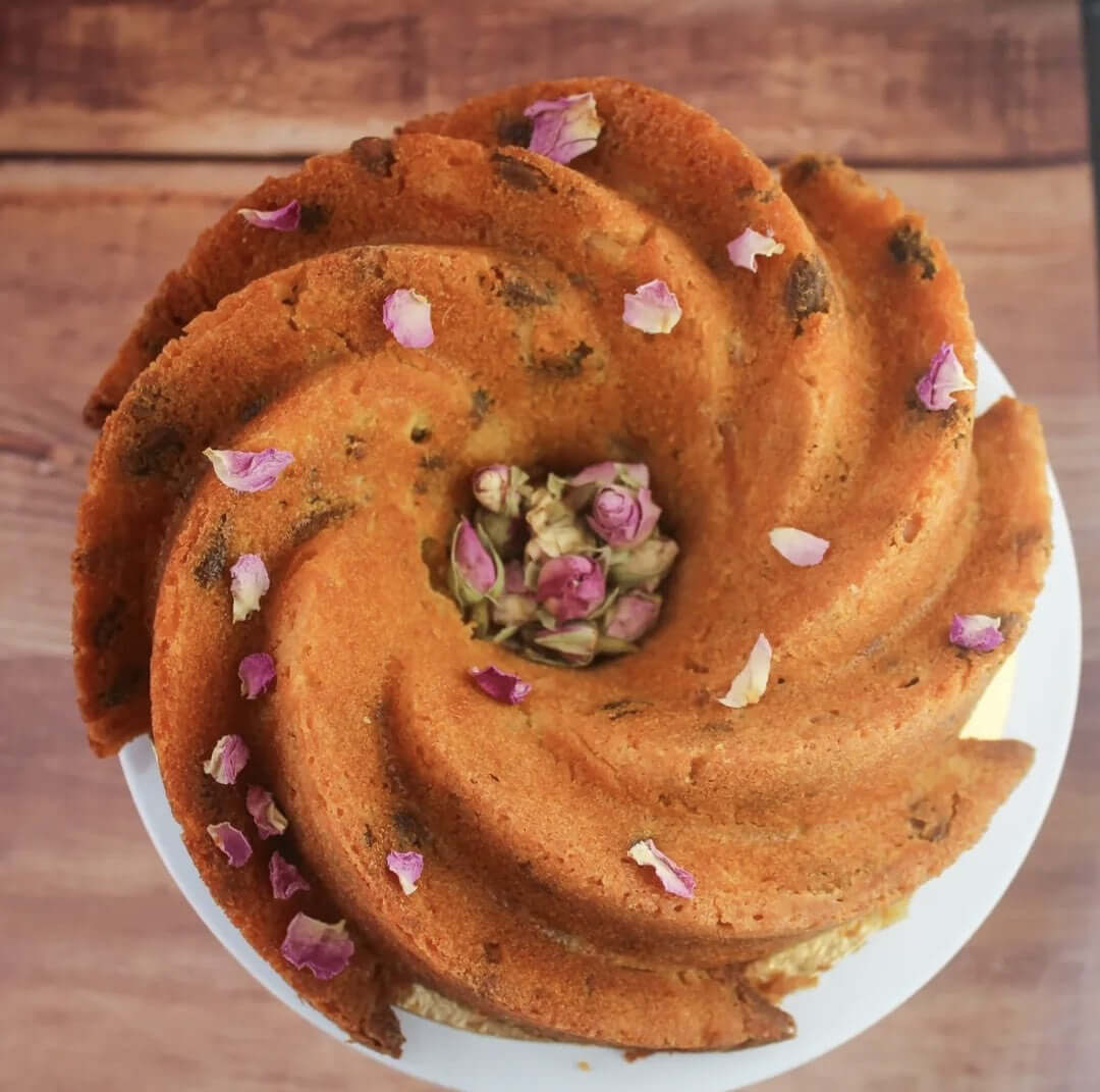 Zéphir – Cake Pistache, Oranges Confites & Fleur d’Oranger